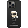 Image de Coque Magsafe Iphone 14 Pro En Silicone Nft Ikonik Protection Ultra Résistant Noir Karl Lagerfeld