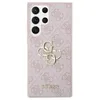 Image de Coque Arrière pour Samsung Galaxy S23 Ultra à Motif 4G Élégant Guess Rose