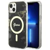 Image de Guess Golden Marble MagSafe - Coque pour iPhone 14 Plus (Noir) - 3666339115760