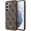 Image de Coque Pour Samsung Galaxy S23 En Tpu Avec Motif 4g Et Logo En Métal Marron Guess