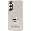 Image de Coque Pour Samsung Galaxy S23 Design Choupette Rose Karl Lagerfeld