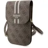 Image de Sacoche bandoulière Modèle Stripe 4G Guess Marron