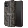 Image de Coque telephone - bumper telephone Guess GUHMN61P4RPSW Coque rigide pour iPhone 11 / XR 4G Motif rayures Marron