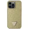 Image de Coque Arrière Pour Iphone 14 Pro Max Orné De Petites Pierres Dorée Guess