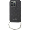 Image de Coque Pour Iphone 14 Saffiano Avec Chaîne Rigide Stylé Noir Karl Lagerfeld