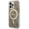 Image de Guess 4G MagSafe - Coque pour iPhone 13 Pro (Marron) - 3666339126865