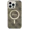 Image de Coque Arrière Pour Iphone 14 Pro Max À Motif 4g Magsafe Marron Guess
