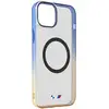 Image de Coque Magsafe Pour Iphone 15 Plus Silicone Gel Design Dégradé Bleu Bmw