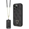 Image de Guess Crossbody 4G Metal Logo - Coque iPhone 14 Pro (noir)