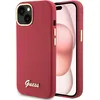 Image de Coque Guess Silicone Logo Strass 4G pour iPhone 15 - Red