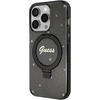 Image de Coque Magsafe Pour Apple Iphone 15 Pro Tpu Ring Stand Noir Guess