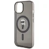 Image de Coque Pour Iphone 15 Modèle Iml Ikonik Compatible Magsafe Noir Transparent Karl Lagerfeld