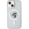 Image de Coque Magsafe Iphone 15 Plus Pailleté Karl Et Choupette Ultra Résistant Transparent Karl Lagerfeld