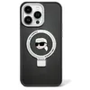 Image de Étui pour iPhone 15 Plus - KARL LAGERFELD - Karl Head MagSafe - Noir - Semi-rigide - Aimanté