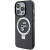 Image de Coque Magsafe Pour Iphone 15 Pro Max Avec Bague Support Antichoc Noir Karl Lagerfeld