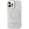 Image de Coque Pour Iphone 12/12 Pro Protection Magsafe Anneau Magnétique Design Premium Transparent Guess