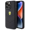 Image de Coque de téléphone - FERRARI - iPhone 15 Pro Max - Matelassé - Noir - Logo en métal