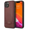 Image de Coque de téléphone - MERCEDES - iPhone 15 - Cuir écologique - Rouge - Élégant
