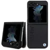 Image de Étui cuir BMW pour Samsung Galaxy Z Flip5 (F731)   logo embossé noir officiel