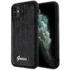 Image de Guess Glitter Script Metal - Coque pour iPhone 11 (Noir)