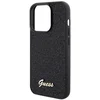 Image de Coque Pour Iphone 15 Pro Modèle Mirror Square Script Avec Mini-strass Noir Guess