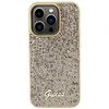 Image de Coque Disco Metal Script Pour Iphone 14 Pro Dorée Guess