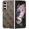 Image de Étui Guess en cuir 4G marron strass pour Samsung Galaxy Z Fold5
