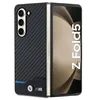 Image de Étui en cuir - BMW - Galaxy Z Fold 5 - Semi-rigide - Noir - Fermeture aimantée