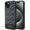 Image de Coque pour iPhone 15 / iPhone 14 / iPhone 13 - Guess GCube Stripes MagSafe (GUHMP15SHGCFSEK) - Noir