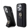 Image de Coque Guess Grip Stand 4G Saffiano Strass pour iPhone 15 Pro Max - Black