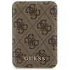 Image de Guess 4G Cuir Logo Métal MagSafe - Batterie externe inductive 5000 mAh 15 W MagSafe (marron)