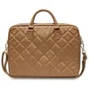 Image de Guess Quilted 4G Computer Bag - Sac ordinateur portable 15 / 16 (marron)
