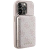 Image de Pack Coque Pour Iphone 14 Pro Magsafe Saffiano Et Powerbank 5000mah Rose Guess