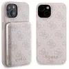 Image de Guess Bundle Pack MagSafe 4G Metal Gold Logo - Ensemble coque + Power Bank 5000mAh MagSafe iPhone 15 (rose)
