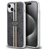 Image de Coque Guess Hardcase IML 4G Gold Stripe pour iPhone 15 Plus - Black