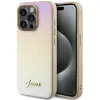 Image de Coque Guess Saffiano Iridescent Script pour iPhone 15 Pro - Gold