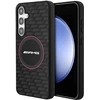Image de Coque En Silicone Carbon Pour Samsung Galaxy S24 Compatible Magsafe Noir Mercedes Amg