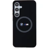 Image de Coque Pour Samsung Galaxy S24 Plus Compatible Magsafe Avec Motif Imprimée Ronde Noir Bmw