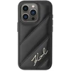 Image de Coque Pour Iphone 15 Pro Max Écriture Diagonale Protection Antichoc Rigide Noir Karl Lagerfeld
