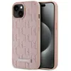 Image de Coque Karl Lagerfeld Leather MagSafe pour iPhone 15 - Pink Hot Stamp
