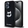 Image de Coque - KARL LAGERFELD - Choupette Head - Silicone - MagSafe - iPhone 15 Pro Max - Noir
