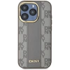 Image de Coque Pour Iphone 15 Pro Max Compatible Magsafe Motif À Carreaux Ultra-chic Gris Dkny