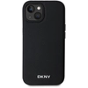 Image de Coque Pour Iphone 15 Magsafe Élégante Avec Logo En Métal Noir Dkny