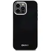 Image de Coque Pour Iphone 15 Pro Max Compatible Magsafe En Silicone Avec Logo Métallisé Noir Dkny