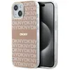 Image de Coque iPhone 15 - DKNY - IML Mono & Stripe - MagSafe - Rose - Souple