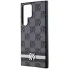 Image de Coque Pour Galaxy S24 Ultra Élégante Avec Motifs À Carreaux Et À Rayures Noir Dkny