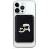 Image de Batterie Externe MagSafe 5000mAh avec Motif Karl et Choupette Heads Karl Lagerfeld Noir