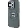 Image de Coque Pour Iphone 15 Pro Max Magsafe Avec Cadre Photo Métal Et Motif Karl Head Transparent Karl Lagerfeld
