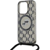 Image de Coque Magsafe Iphone 15 Pro Iml Monogram Crossbody Élégant Noir Transparent Karl Lagerfeld