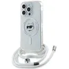 Image de Coque pour iPhone 14 Pro Max - KARL LAGERFELD - Tête & Cordon Choupette - Transparent - IML MagSafe - Souple